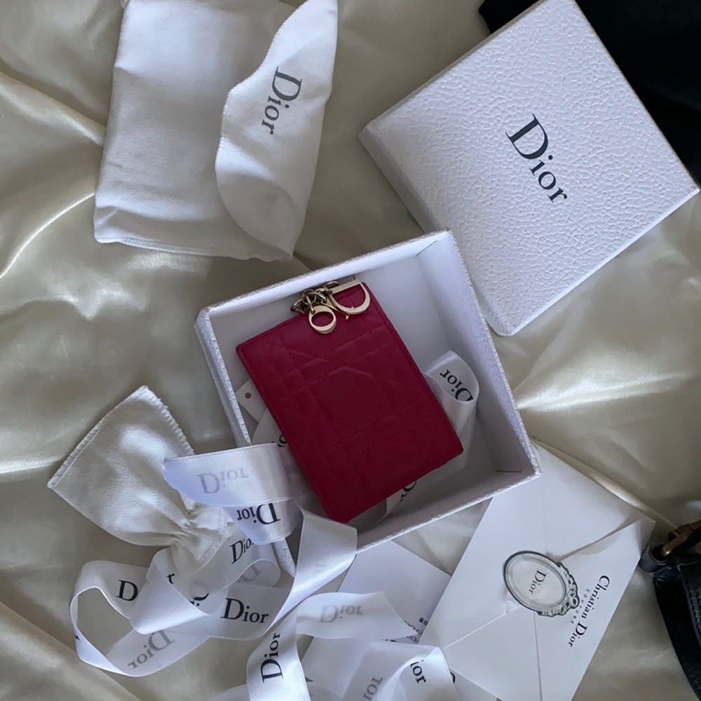 100% authentic Dior card holder